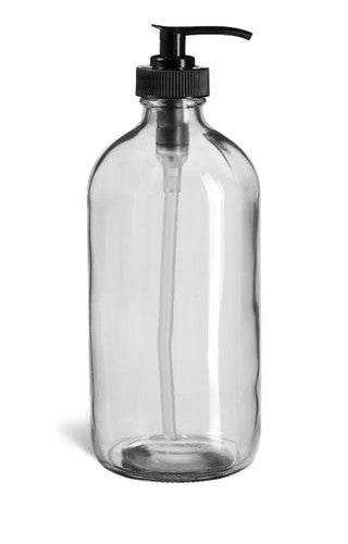 container return - 16 oz. glass pump bottle