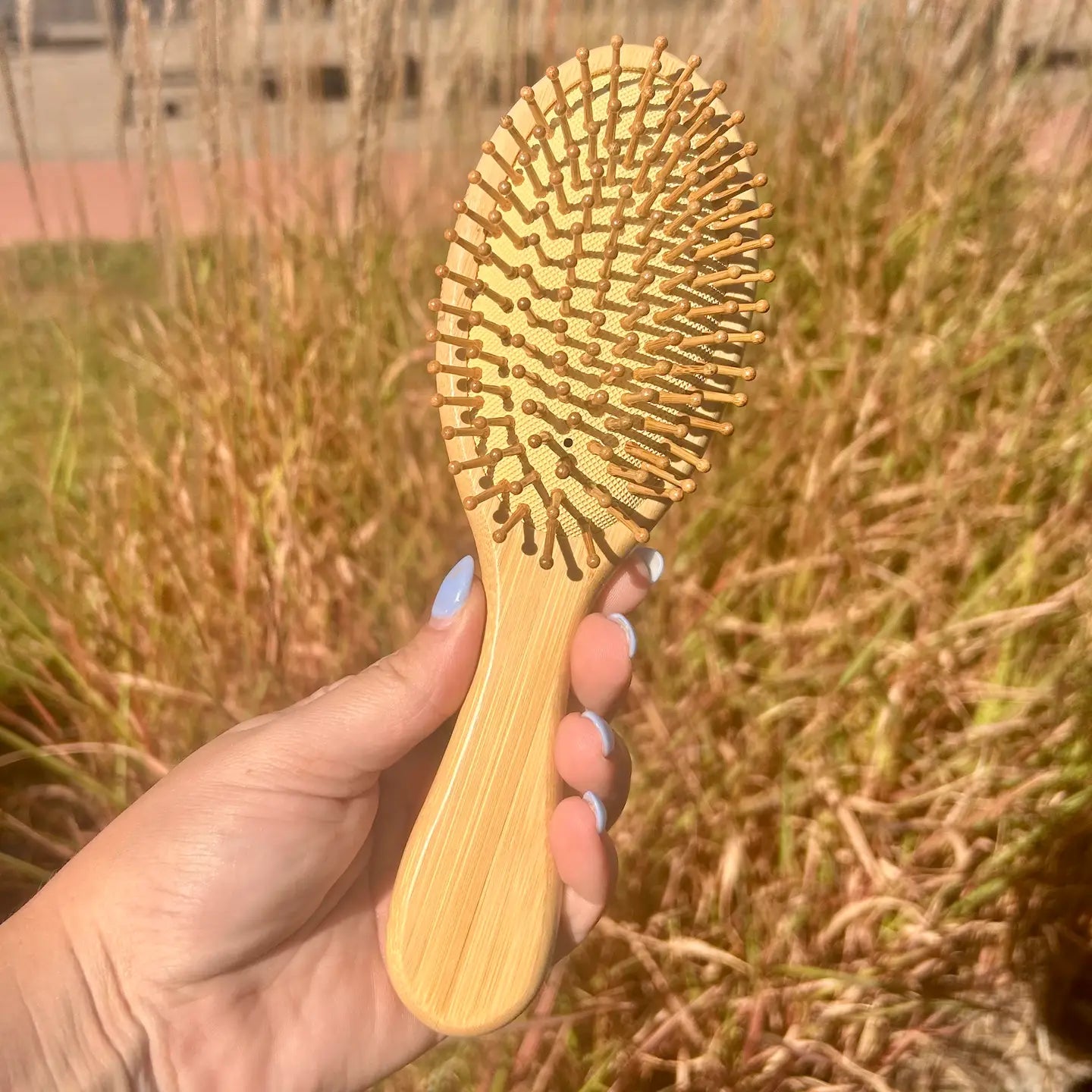 bamboo paddle brush