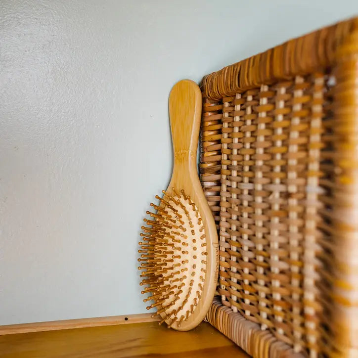 bamboo paddle brush